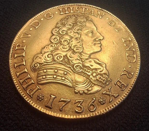Moneda histórica de oro española